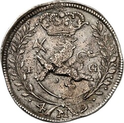 NORWEGEN. Christian V. 1670-1699. Krone 1683 Christiania (Oslo), gekr ...