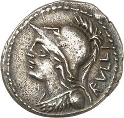 RÖMISCHE REPUBLIK : Silbermünzen. Publius Servilius Marci filius ...