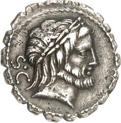 RÖMISCHE REPUBLIK : Silbermünzen. Quintus Antonius Balbus, Praetor ...
