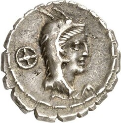RÖMISCHE REPUBLIK : Silbermünzen. Lucius Papius 79 v. Chr. Denar ...