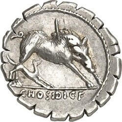 RÖMISCHE REPUBLIK : Silbermünzen. Gaius Hosidius Gaii filius Geta ...