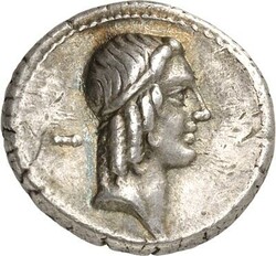 RÖMISCHE REPUBLIK : Silbermünzen. Lucius Calpurnius Piso Gaii ...