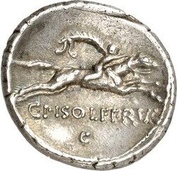 RÖMISCHE REPUBLIK : Silbermünzen. Lucius Calpurnius Piso Gaii ...