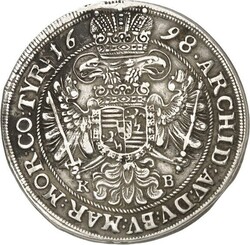 Römisch Deutsches Reich. Leopold I. 1657-1705. 1/2 Reichstaler 1698 ...