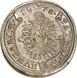 Römisch Deutsches Reich. Leopold I. 1657-1705. 15 Kreuzer 1678 K-B ...