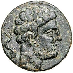 SPANIEN. HISPANIA CITERIOR. BOLSKA / OSCA (Huesca). AE-As 23mm (91/61 ...