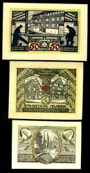 NOTGELD BESONDERER ART. LEDERGELD. OSTERWIECK am Harz (Sa.-Anhalt). ...
