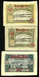 NOTGELD BESONDERER ART. LEDERGELD. OSTERWIECK am Harz (Sa.-Anhalt). ...