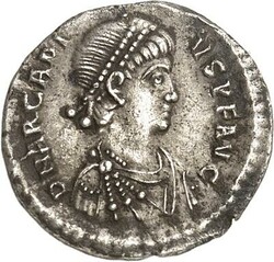 10.40.10: Ancient Coins - Eastern Roman Empire - Arcadius, 383 - 408