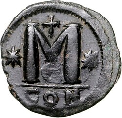 BYZANZ. ANASTASIUS I. 491-518. AE-Follis 32mm (512/517) 17,31g, ...