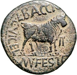 SPANIEN. LEPIDA CELSA, Colonia. Augustus 27 v. Chr. -14 n. Chr. AE-As ...