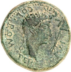 SPANIEN. ROMULA, Colonia (Sevilla). Divus Augustus und Livia (unter ...