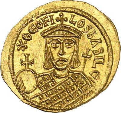 BYZANZ. THEOPHILOS 829-842. Solidus 4,46g, Konstantinopel. + ...