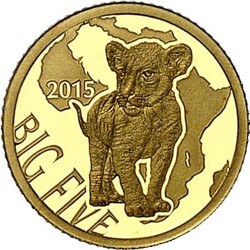 KAMERUN. Republik. 100 Francs 2013, 2015, 2016, 2017,2018 Gold" BIG ...