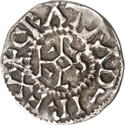 FRANKREICH. Charles II le Chauve (Karl der Kahle) 843-877. Denier 1 ...