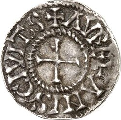 FRANKREICH. Charles II le Chauve (Karl der Kahle) 843-877. Denier 1 ...