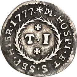 MALTA. Emmanuel de Rohan 1775-1797. Tari 1777 Gekr. Wappen vor Adler ...