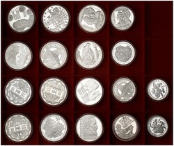 NIEDERLANDE. LOTS. Sammlung Pseudo- Ecu. 25 Ecu 1990 G.Groote, 1991 ...