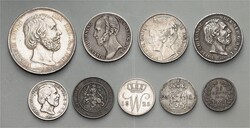 NIEDERLANDE. LOTS. Kleine Sammlung Niederlande Münzen von 1822-1901. ...