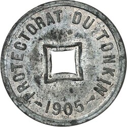 TONKIN. 1/600 Piaster 1905. K.M. 1. .  Erhaltung: vz  Schätzpreis: 90