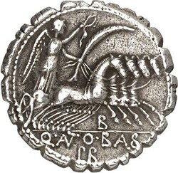 RÖMISCHE REPUBLIK : Silbermünzen. Quintus Antonius Balbus, Praetor ...