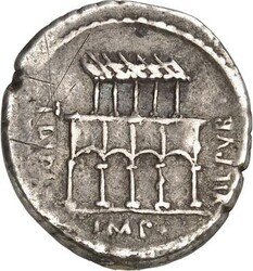 RÖMISCHE REPUBLIK : Silbermünzen. Publius Fonteius Publii filius ...