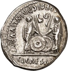 RÖMISCHES KAISERREICH. AUGUSTUS mit Gaius u. Lucius Caesares 2-1 v. ...