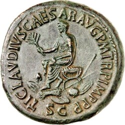 RÖMISCHES KAISERREICH. Nero Claudius Drusus (I.), Vater des Claudius ...