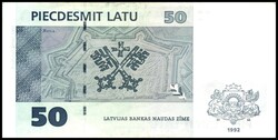 LETTLAND. 50 Latu 1992. Pick 46. . Erhaltung: II Schätzpreis: 80
