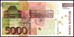 SLOWENIEN. 5000 Toljarev 2002. Pick 33a. .  Erhaltung: I  ...
