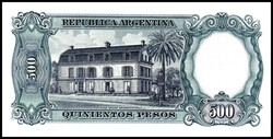ARGENTINIEN. 500Pesos o.D. (1925-32) mit Stpl. Pi. 243 b. .  ...