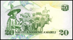LESOTHO. 20 Maloti 1984. Pi. 7b. .  Erhaltung: I  Schätzpreis: 40