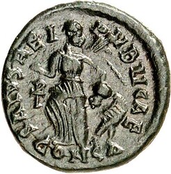 RÖMISCHES KAISERREICH. ARCADIUS 383-408. AE-Halbcentenionalis 14mm ...