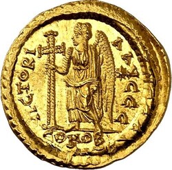 RÖMISCHES KAISERREICH. MARCIANUS 450-457. Solidus 4,45g, ...