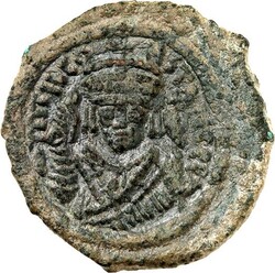 BYZANZ. TIBERIUS II. CONSTANTINUS 578-582. AE-Follis 32/30mm ("7"= ...