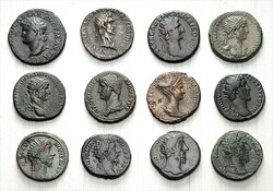 RÖMISCHES KAISERREICH. Allgemein: Bronzemünzen: Dupondien bis ...