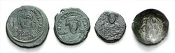 BYZANZ. ALLGEMEIN. 6 Prägungen: 6. / 12. Jh. BYZANZ. Justinian I., ...