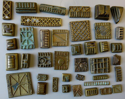 AFRIKA. GHANA - ASHANTI GOLDGEWICHTE. Lot 40 geometrische ...