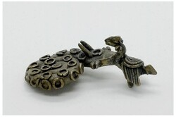 AFRIKA. GHANA - ASHANTI GOLDGEWICHTE. Vogel von Schlange gebissen ...