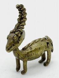 AFRIKA. GHANA - ASHANTI GOLDGEWICHTE. Buschbock Gelbbronzegewicht ...