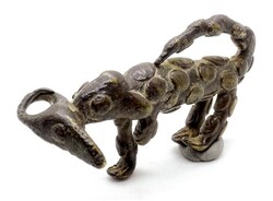 AFRIKA. GHANA - ASHANTI GOLDGEWICHTE. Leopard mit Beute L 56mm x H ...