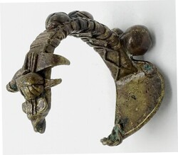 AFRIKA. GHANA - ASHANTI GOLDGEWICHTE. Patronengurt 45mm x 31mm 41,8g. ...