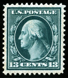 6605090: USA 1908-15 Washington-Franklin Ausgabe
