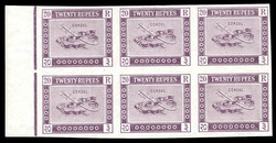 7461: Sammlungen und Posten Indien Vertragsstaaten - Stempelmarken