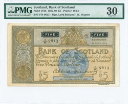 110.150.50: Banknotes - Great Britain - Scotland