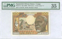 110.550.25: Banknotes – Africa - Equatorial African States