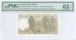 110.550.117: Banknotes – Africa - French West Africa