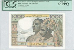110.550.470: Banknoten - Afrika - Westafrikanische Staaten