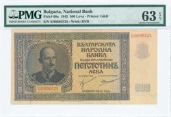 110.60: Banknoten - Bulgarien