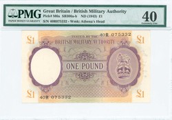 110.150.40: Banknotes - Great Britain - BM and POW